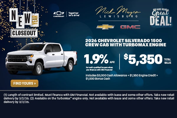 2026 Chevrolet Silverado 1500 Crew cab