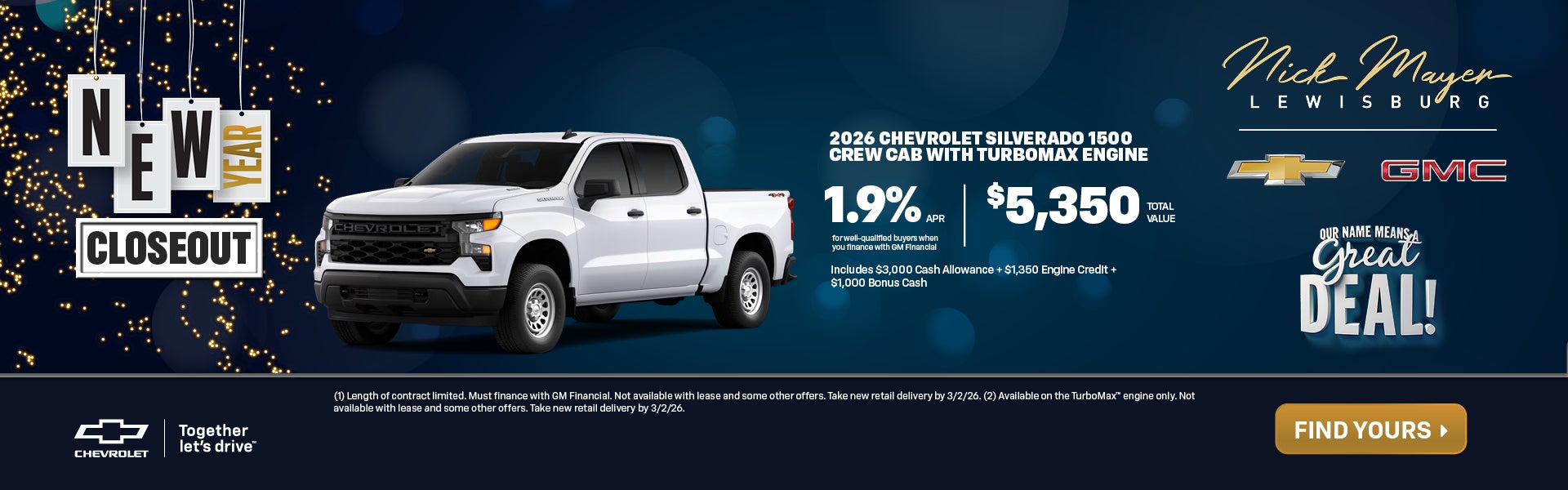 2026 Chevrolet Silverado 1500 Crew cab