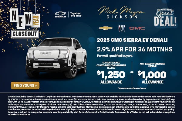 2025 Sierra EV Sale