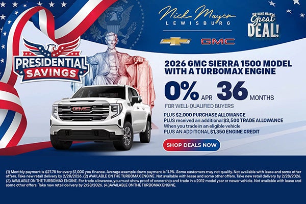 2026 Sierra 1500 Sale