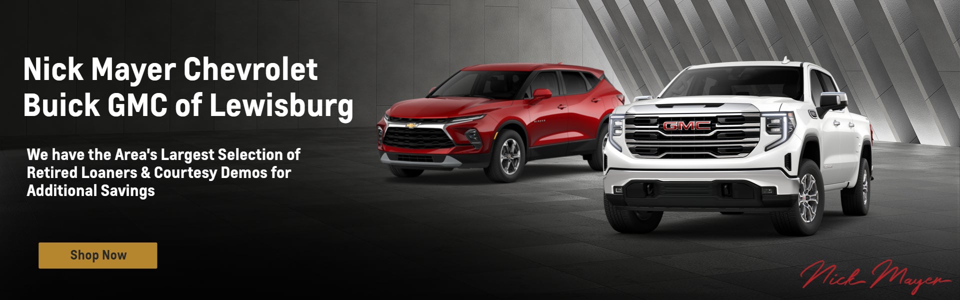 Nick Mayer Chevy Buick GMC Lewisburg- Retired Loaner Cars