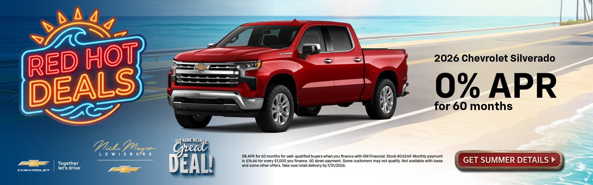 Silverado 1500 0% APR