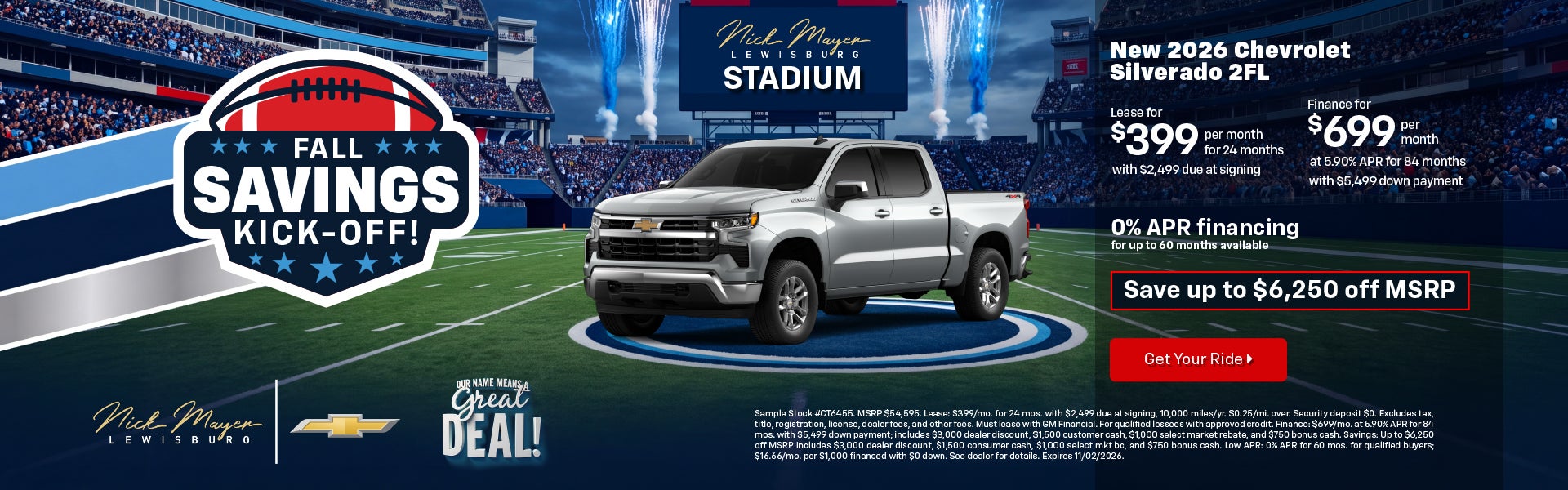 New 2026 Chevrolet Silverado 2FL