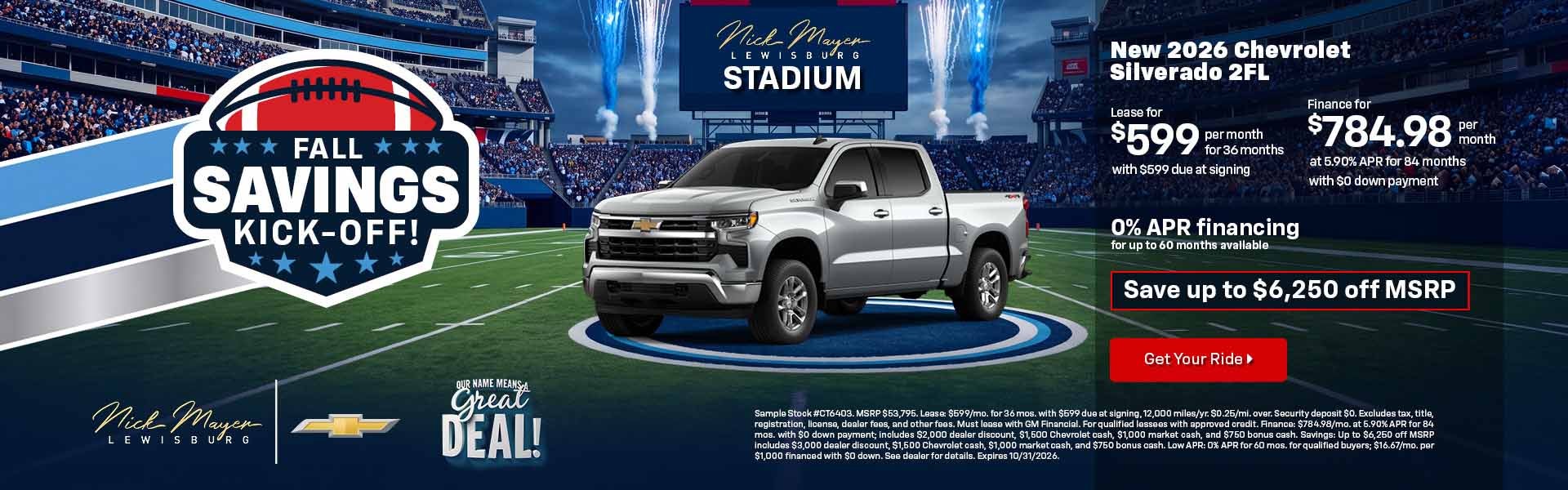 New 2026 Chevrolet Silverado 2FL